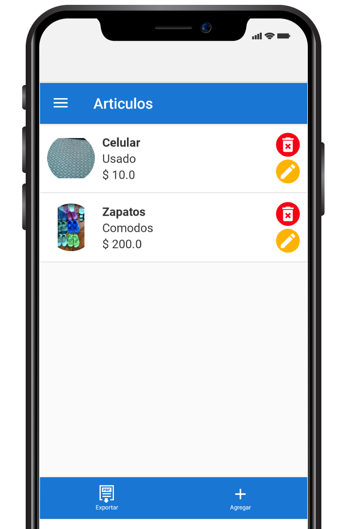 Gestión de productos